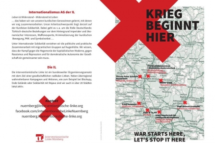 Krieg beginnt hier - in Nürnberg Krieg beginnt hier - in Nürnberg